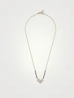 Panya Gold Mangalsutra Necklace With Gems