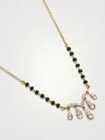 Panya Gold Mangalsutra Necklace With Gems