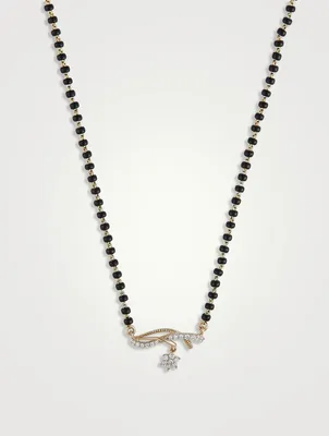 Kenley Gold Mangalsutra Necklace With Gems