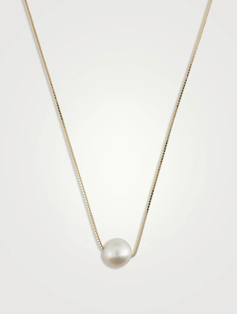 Soli Gold Pearl Gem Necklace