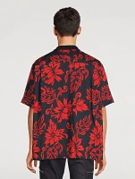 Short-Sleeve Shirt Floral Print