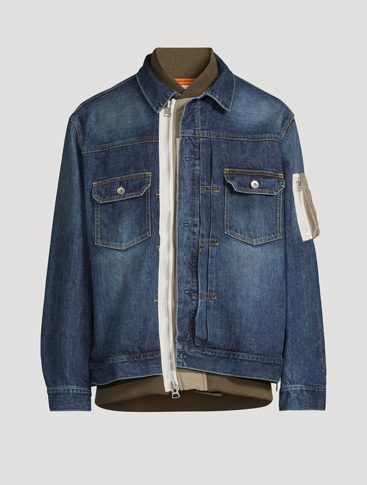 Layered Denim Jacket