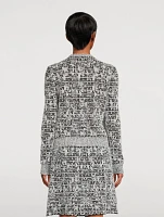 4G Jacquard Cardigan
