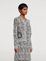 4G Jacquard Cardigan