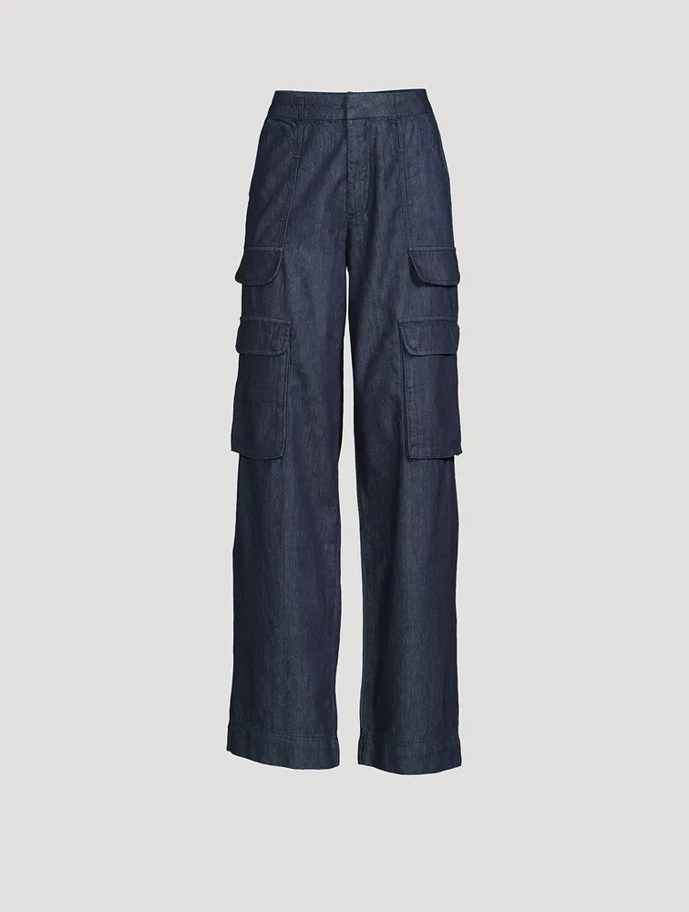 Straight-Leg Cargo Jeans