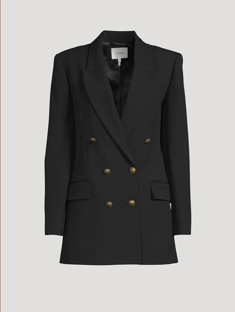 Double-Breasted Slim Blazer