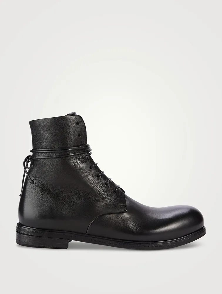 Zucca Media Leather Ankle Boots