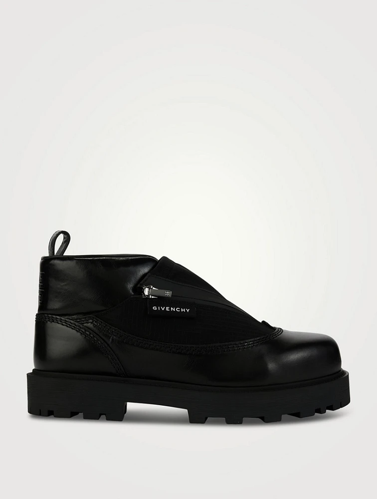 Leather Storm Ankle Boots