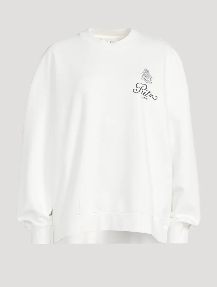 Frame x Ritz Paris Privacy Please Sweatshirt