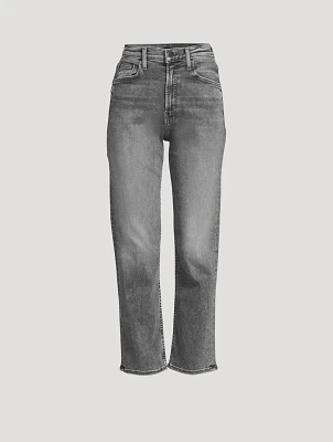 Rider Straight-Leg Ankle Jeans