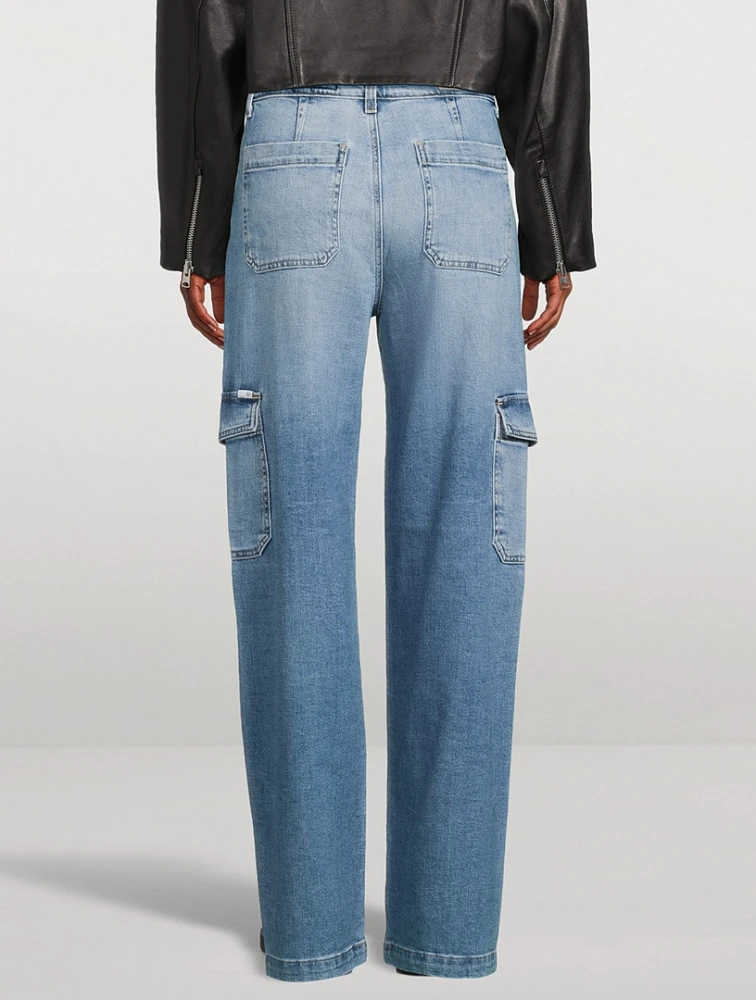 Gatina Wide-Leg Cargo Jeans