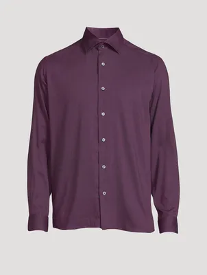 Aurelio Cotton And Silk Shirt
