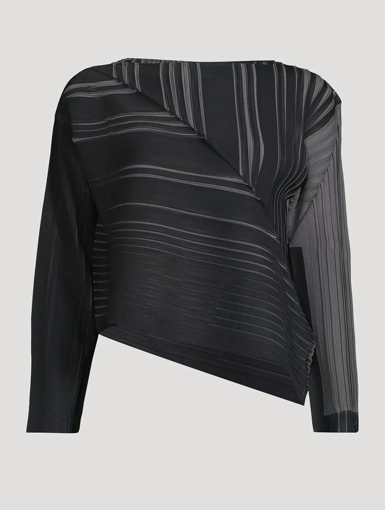 Rhythmical Pleats Top