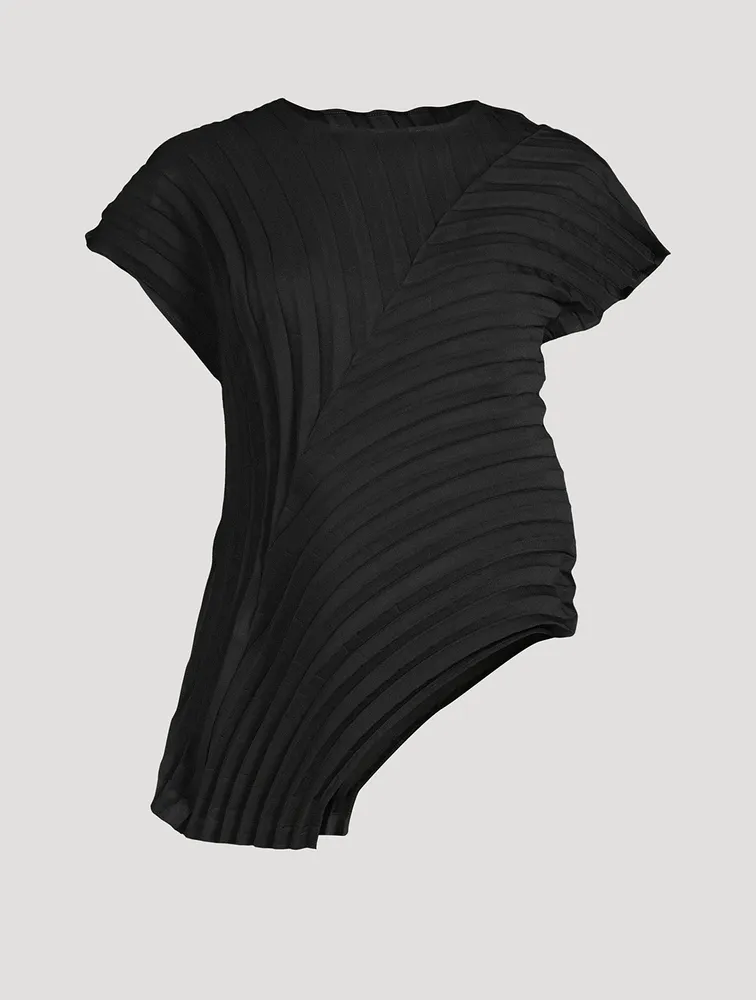 Curved Pleats Top