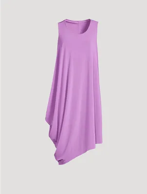Drape Jersey Midi Dress