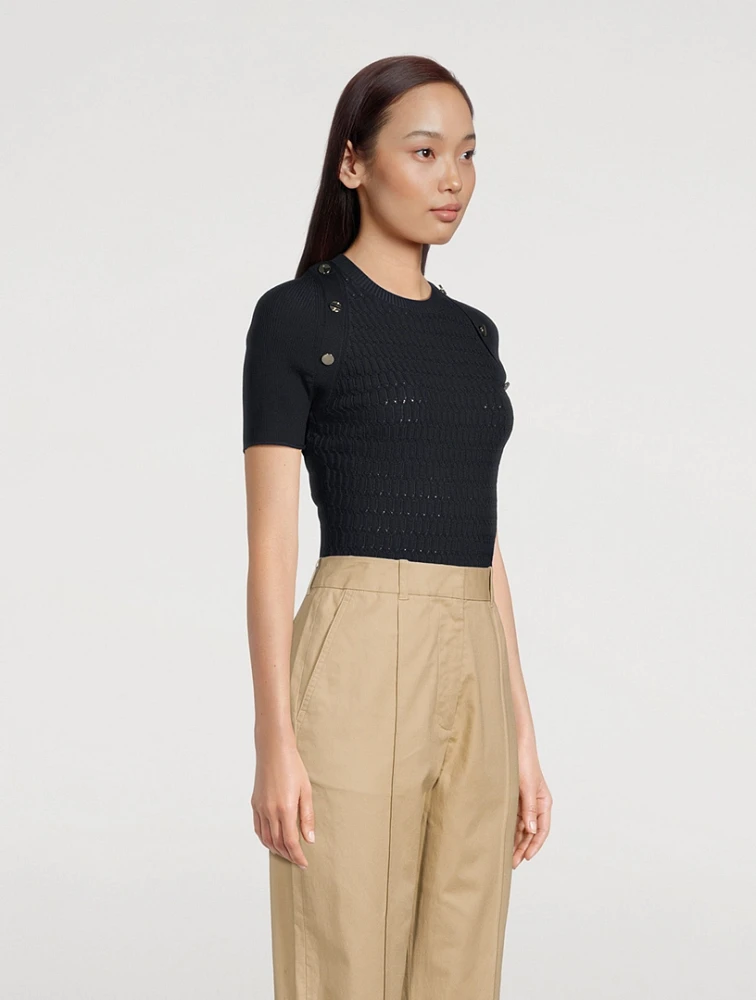 Honeycomb-Stitch Top