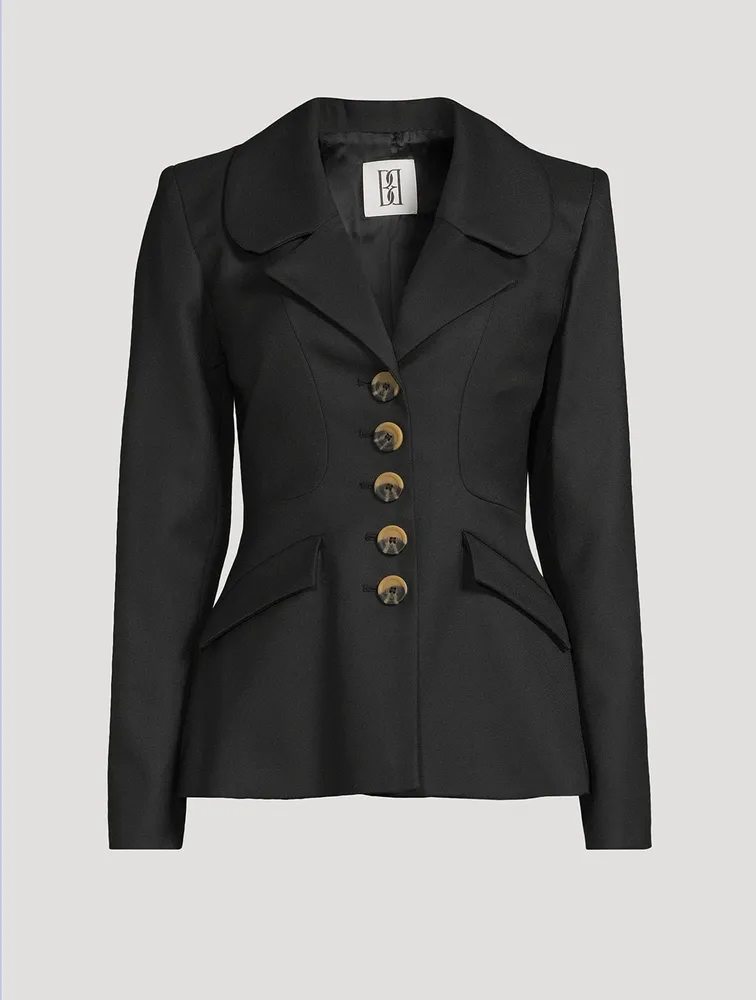Adrienna Single-Breasted Blazer