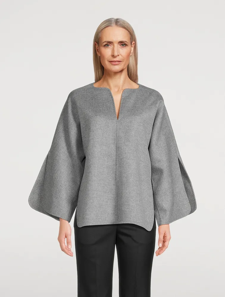 Calias Wool Tunic Blouse