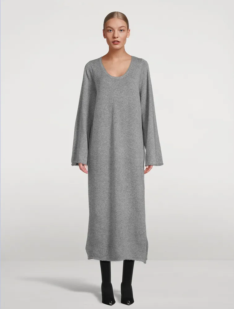 Lovella Wool-Blend Long Dress