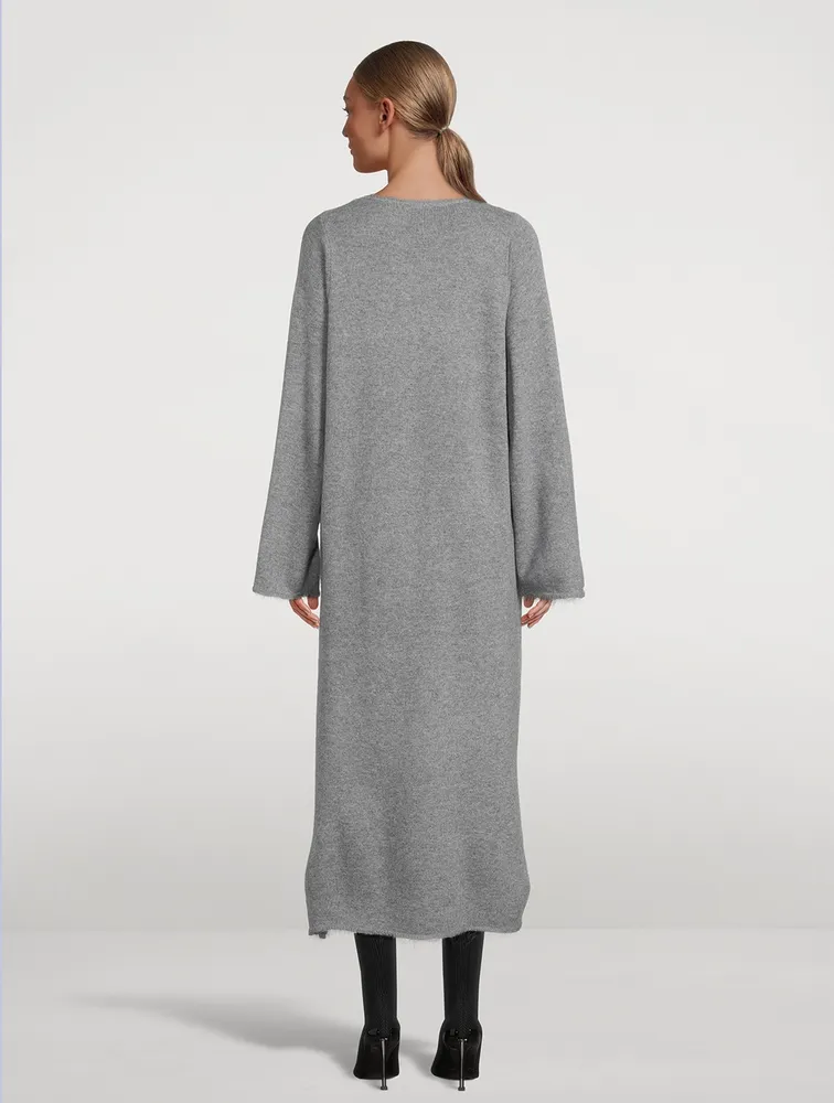 Lovella Wool-Blend Long Dress