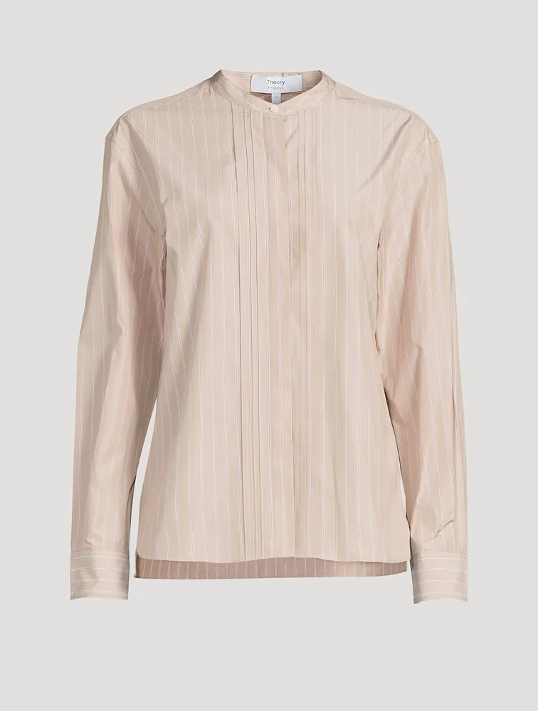 Theory Project Poplin Shirt Stripe Print