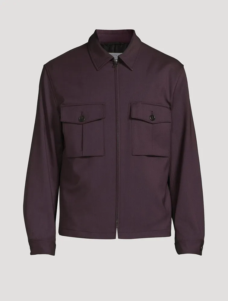 Project Wool Gabardine Shirt Jacket