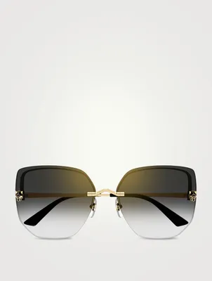 Panthère De Cartier Square Sunglasses