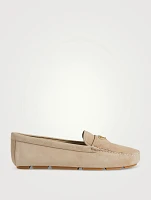 Suede Driving Loafers