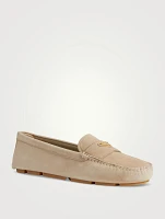 Suede Driving Loafers