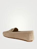 Suede Driving Loafers