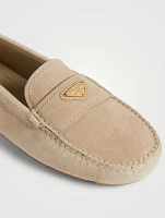 Suede Driving Loafers