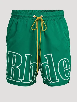 Nylon Logo Track Shorts