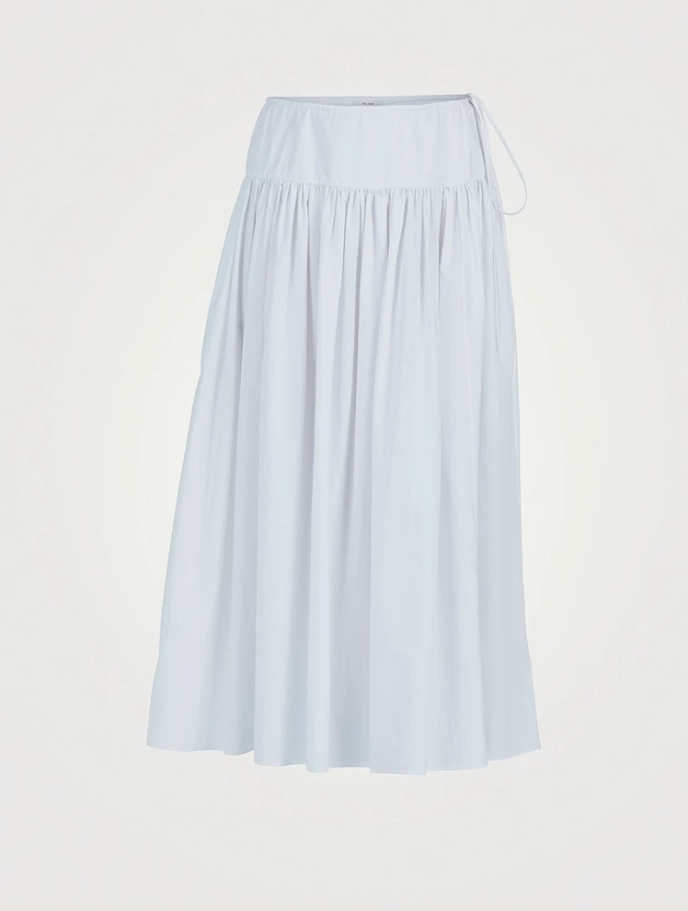 Leddie Cotton Midi Skirt