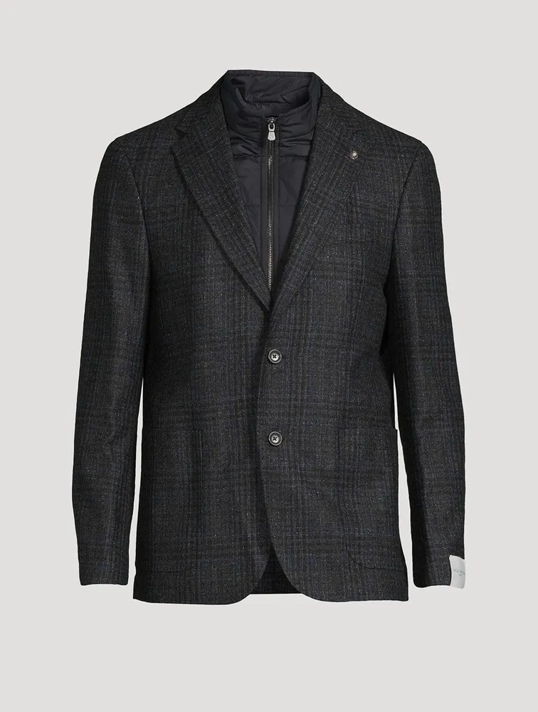 Brice Wool And Silk Hybrid Jacket