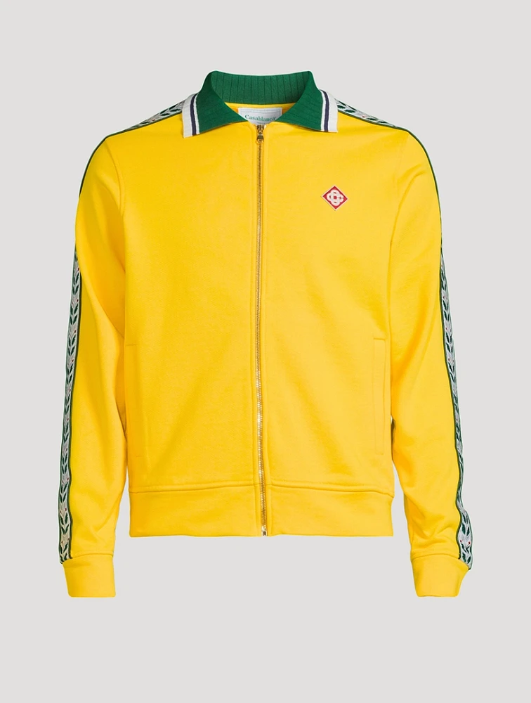 Motosport Laurel Tape Zip Sweatshirt
