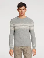 Cashmere and Silk Crewneck Sweater