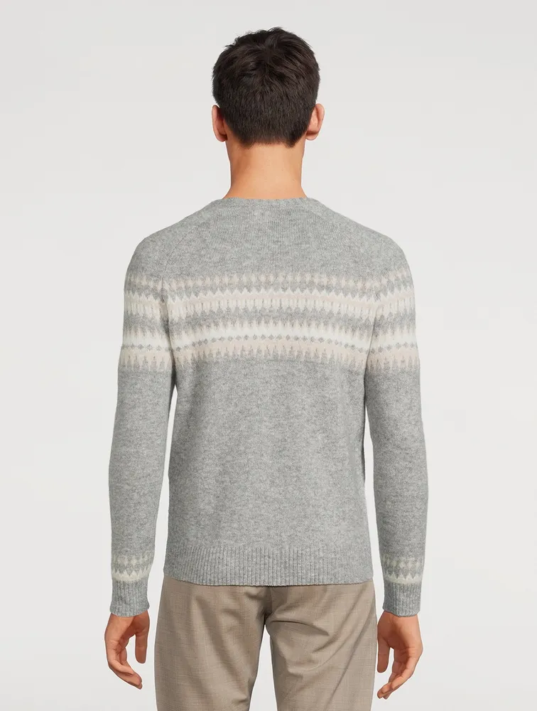 Cashmere and Silk Crewneck Sweater