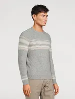 Cashmere and Silk Crewneck Sweater