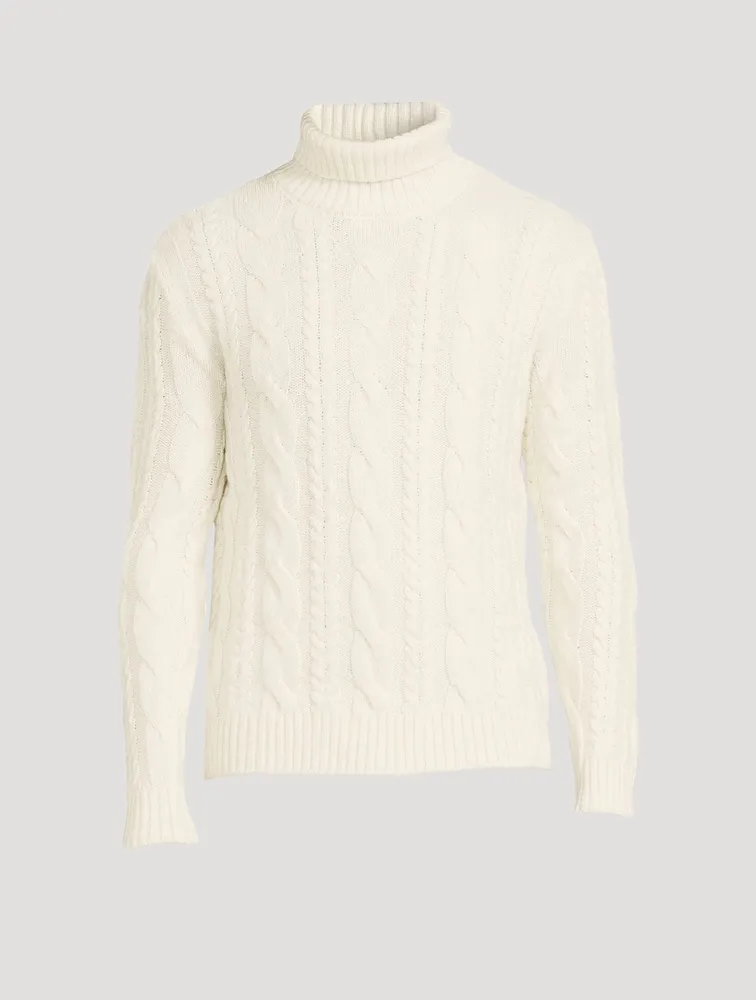 Wool And Cashmere Turtleneck Sweater