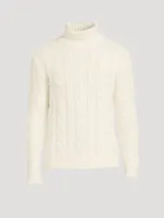Wool And Cashmere Turtleneck Sweater