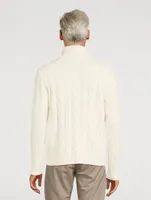 Wool And Cashmere Turtleneck Sweater