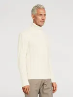 Wool And Cashmere Turtleneck Sweater