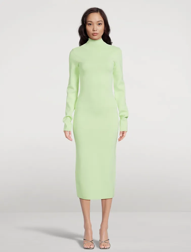 Suno Cut-Out Knit Dress