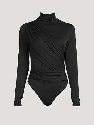 Patra Draped Jersey Bodysuit