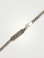 Silver 3D Crowned Heart Pendant Necklace