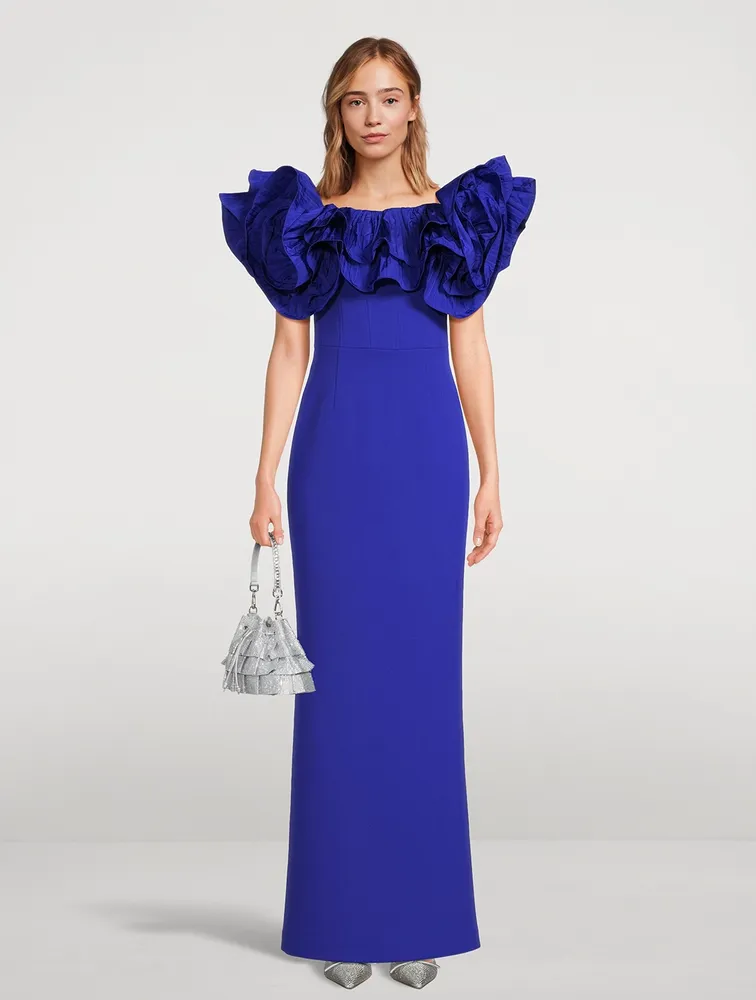 Cora Ruffled Gown