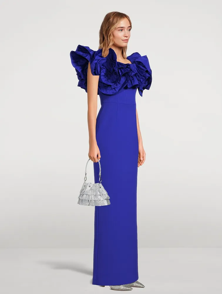 Cora Ruffled Gown