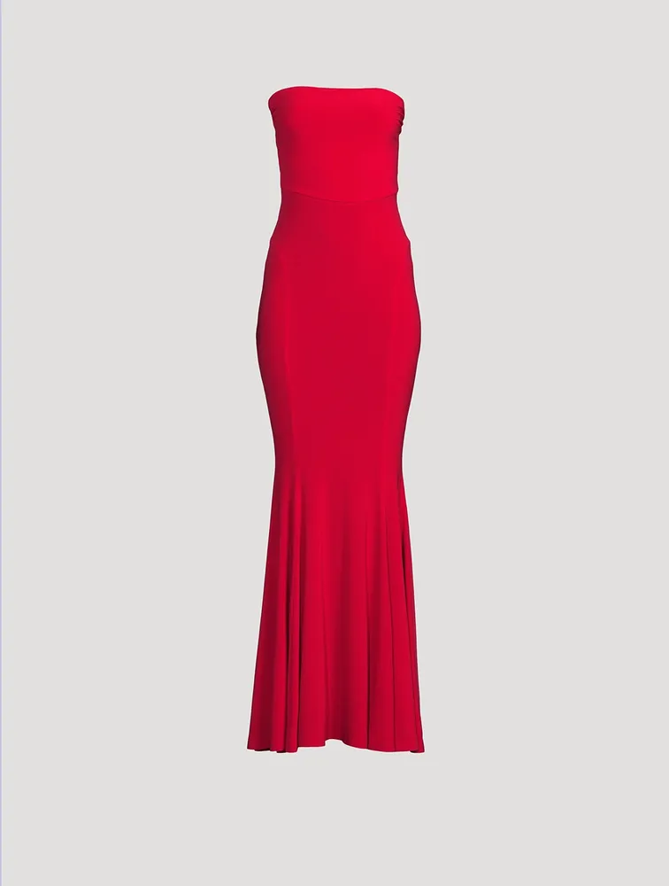 Strapless Fishtail Gown