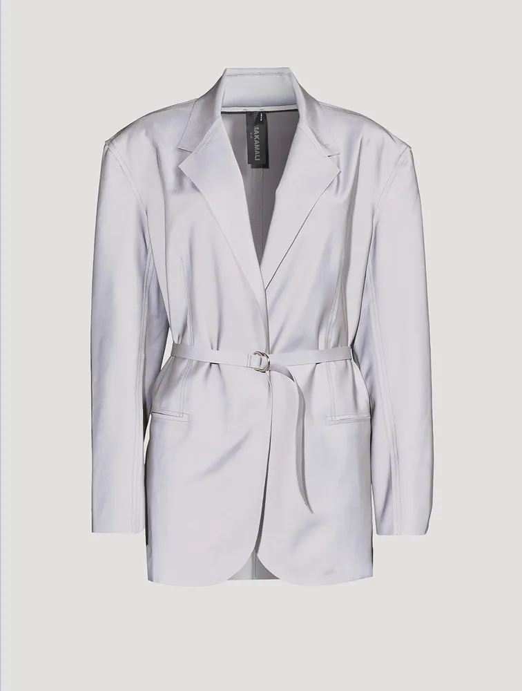 Oversized Single-Breasted Blazer