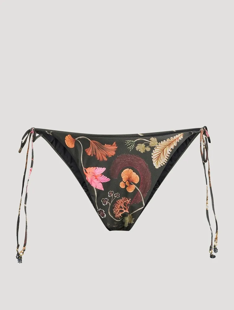 Poema Habitat Bikini Bottom Floral Print